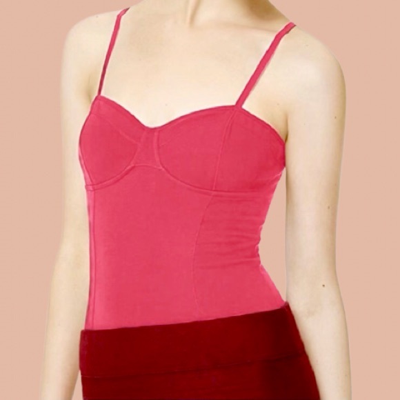💸 $2 ADD-ON Aritzia Talula Hot Pink Bustier Tank Top - Picture 8 of 8